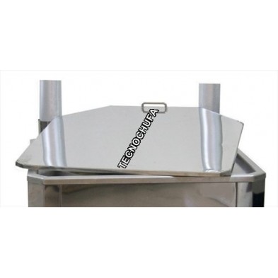 COVER FOR FRYER STAINLESS STEEL 60 CMS
