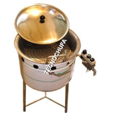 ASADOR DE CASTAÑAS / FREIDORA DE BUÑUELOS A GAS CON SOPORTE MULTIFRIT-2B