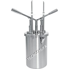 INYECTORA-DOSIFICADORA MANUAL DOBLE IDM-4,5 (INOX) PARA REPOSTERIA